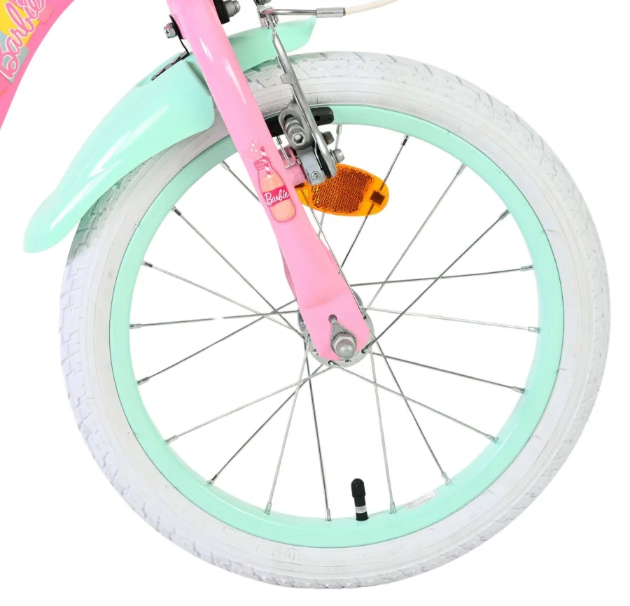 Barbie Kinderfiets – Meisjes – 16 inch – Roze – Twee handremmen — foto 3