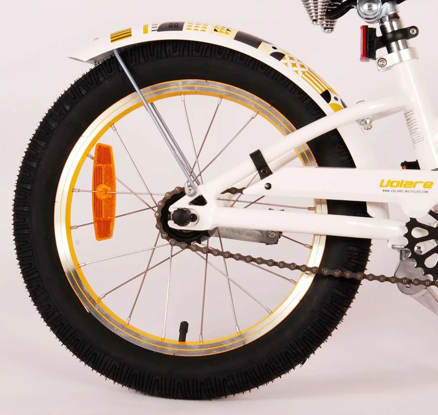 Volare Miracle Cruiser Kinderfiets – Meisjes – 16 inch – Wit – Prime Collection — foto 11