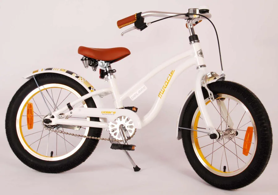 Volare Miracle Cruiser Kinderfiets – Meisjes – 16 inch – Wit – Prime Collection — foto 3