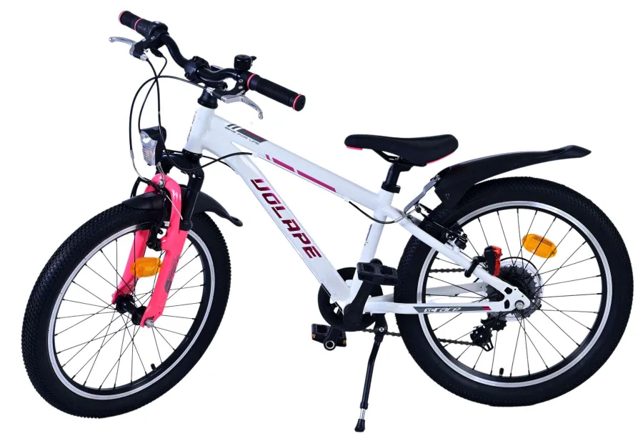 Volare XC Race Kinderfiets – 20 inch – 7 speed – Wit Roze — foto 12