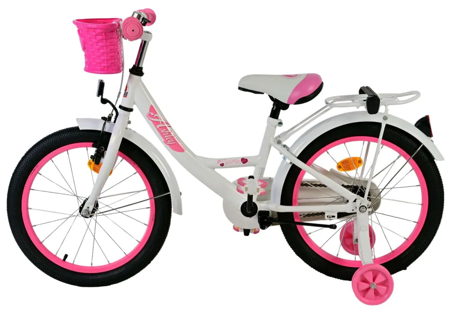 Volare Ashley Kinderfiets – Meisjes – 18 inch – Wit — foto 10