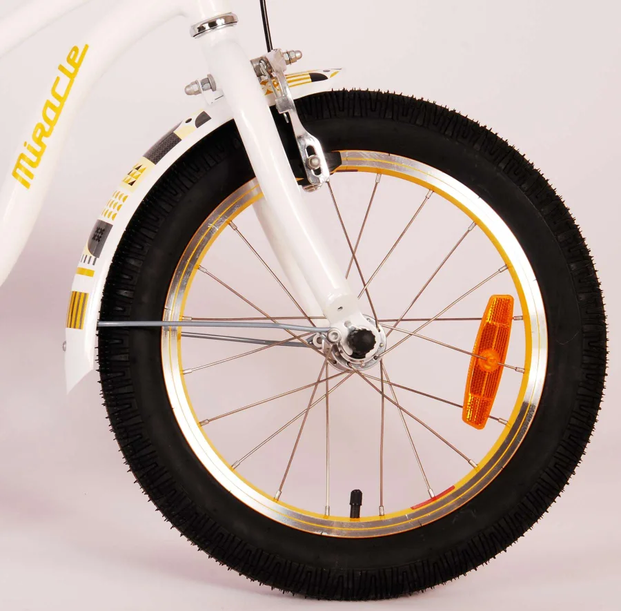 Volare Miracle Cruiser Kinderfiets – Meisjes – 16 inch – Wit – Prime Collection — foto 12