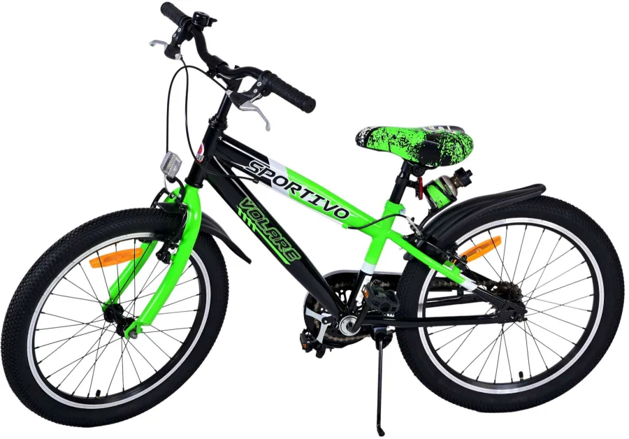 Volare Sportivo Kinderfiets – Jongens – 20 inch – Groen – Twee handremmen — foto 11