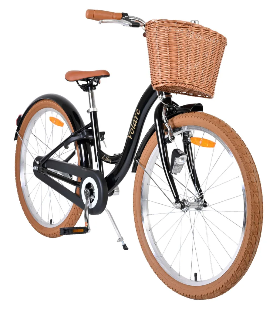 Volare Ashley Kinderfiets – Meisjes – 24 inch – Zwart — foto 9