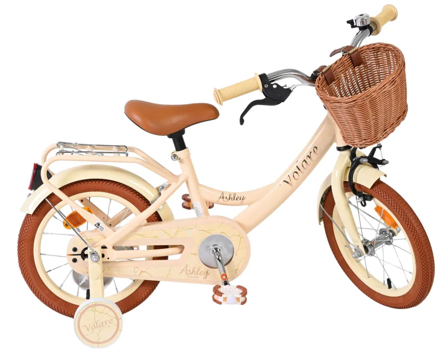 Volare Ashley Kinderfiets - Meisjes - 14 inch - Creme — foto 10