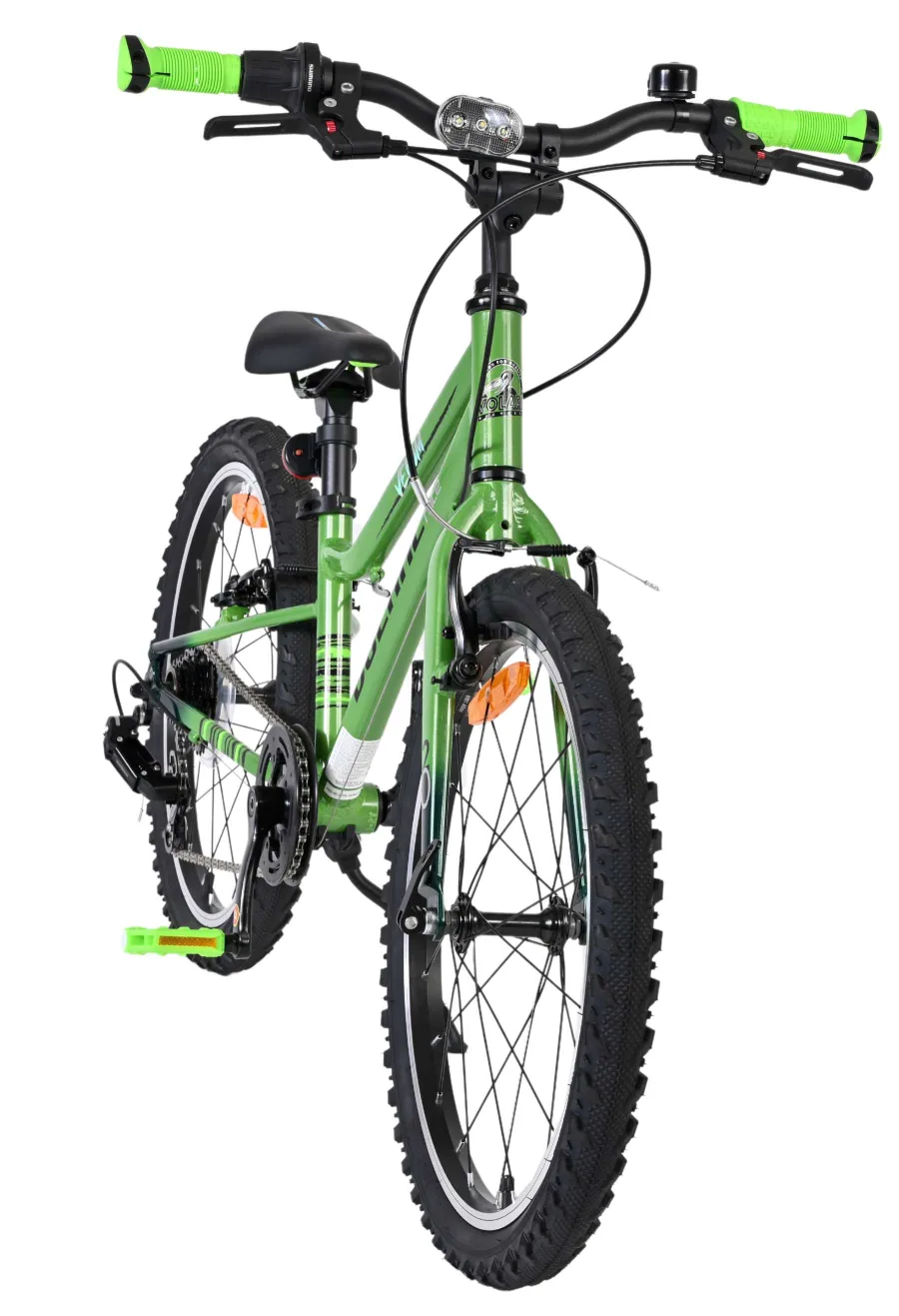 Volare Venom Kinderfiets – Jongens – 20 inch – Groen – Twee handremmen — foto 9
