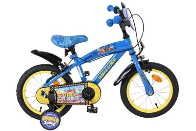 Paw Patrol -Rubble & Crew Kinderfiets – Jongens – 14 inch – Blauw – Twee handremmen