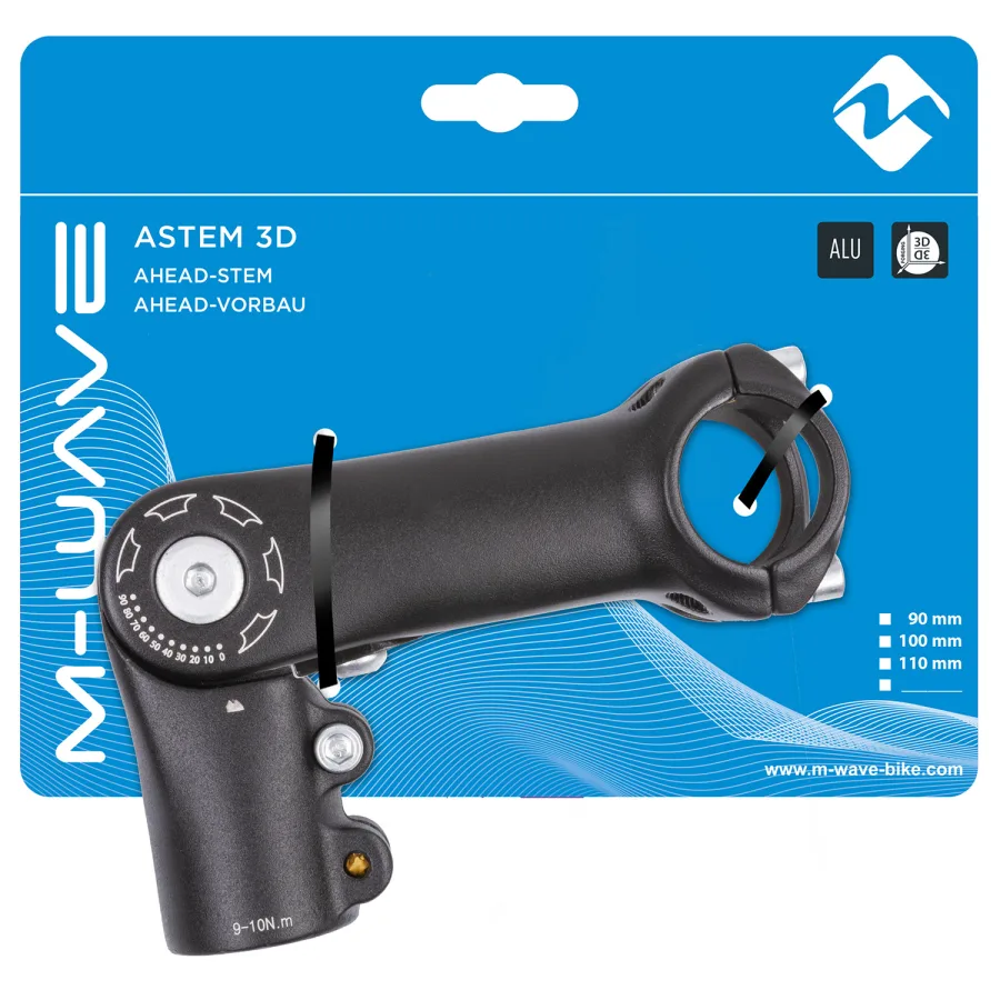 Stuurpen verstelbaar M-Wave 110mm ahead 1 1/8″ 31.8mm — foto 3