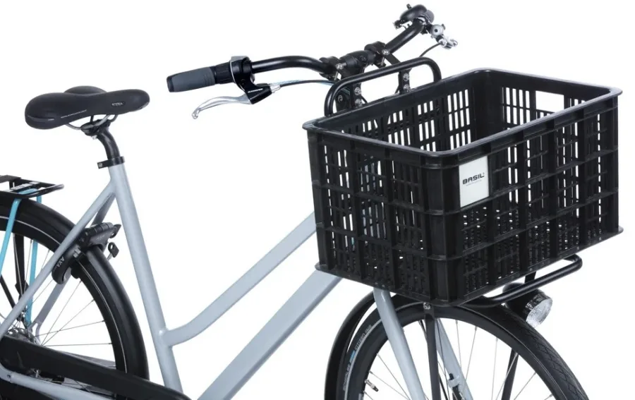 Fietskrat Basil L gerecycled kunststof MIK 40 liter - zwart — foto 5