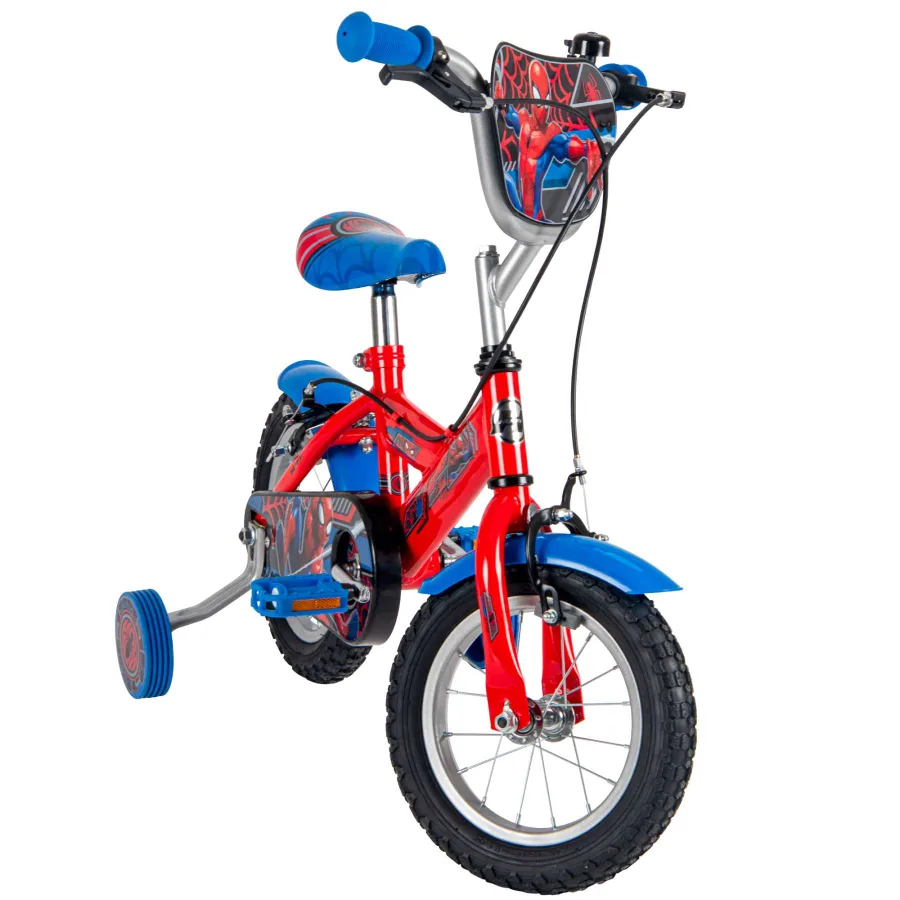 Spider-Man Kinderfiets - Jongens - 12 inch - Rood Blauw - Twee handremmen — foto 10