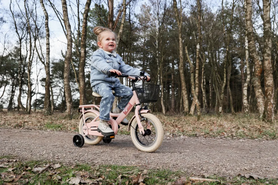 Children's bike Kyoso Sparkle 12 inch with coaster brake - matt pink — foto 3