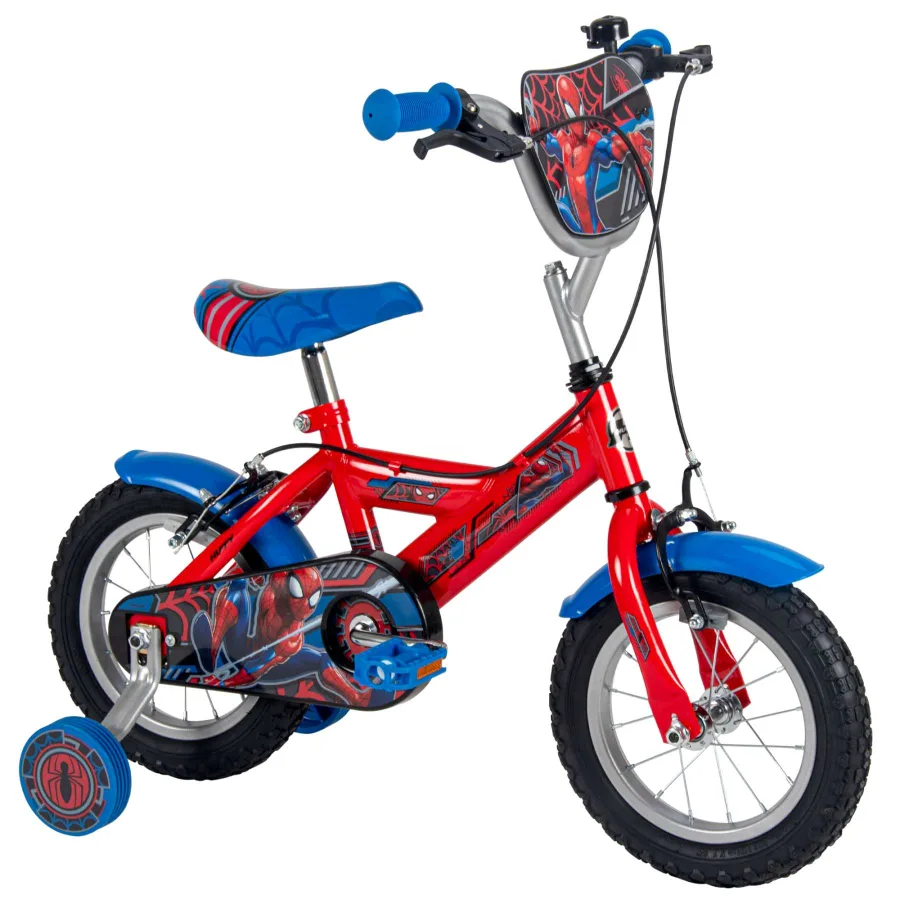 Spider-Man Kinderfiets - Jongens - 12 inch - Rood Blauw - Twee handremmen — foto 2