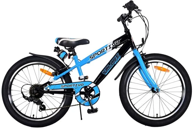 Volare Sportivo Kinderfiets – Jongens – 20 inch – Blauw – 7 versnellingen