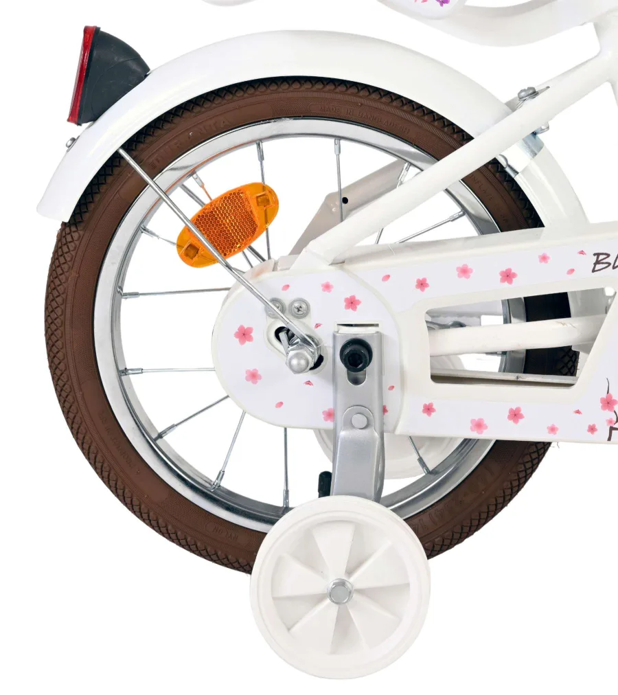Volare Blossom Kinderfiets – Meisjes – 14 inch – Wit — foto 2