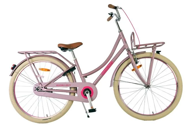 Volare Excellent Kinderfiets – Meisjes – 26 inch – Mat Roze