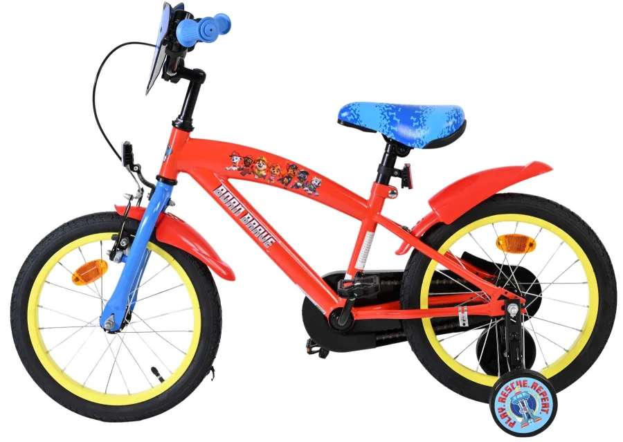 Paw Patrol Kinderfiets – Jongens – 16 inch – Rood Blauw — foto 9