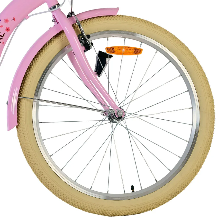 Volare Blossom Kinderfiets – Meisjes – 24 inch – Roze – Twee handremmen — foto 3