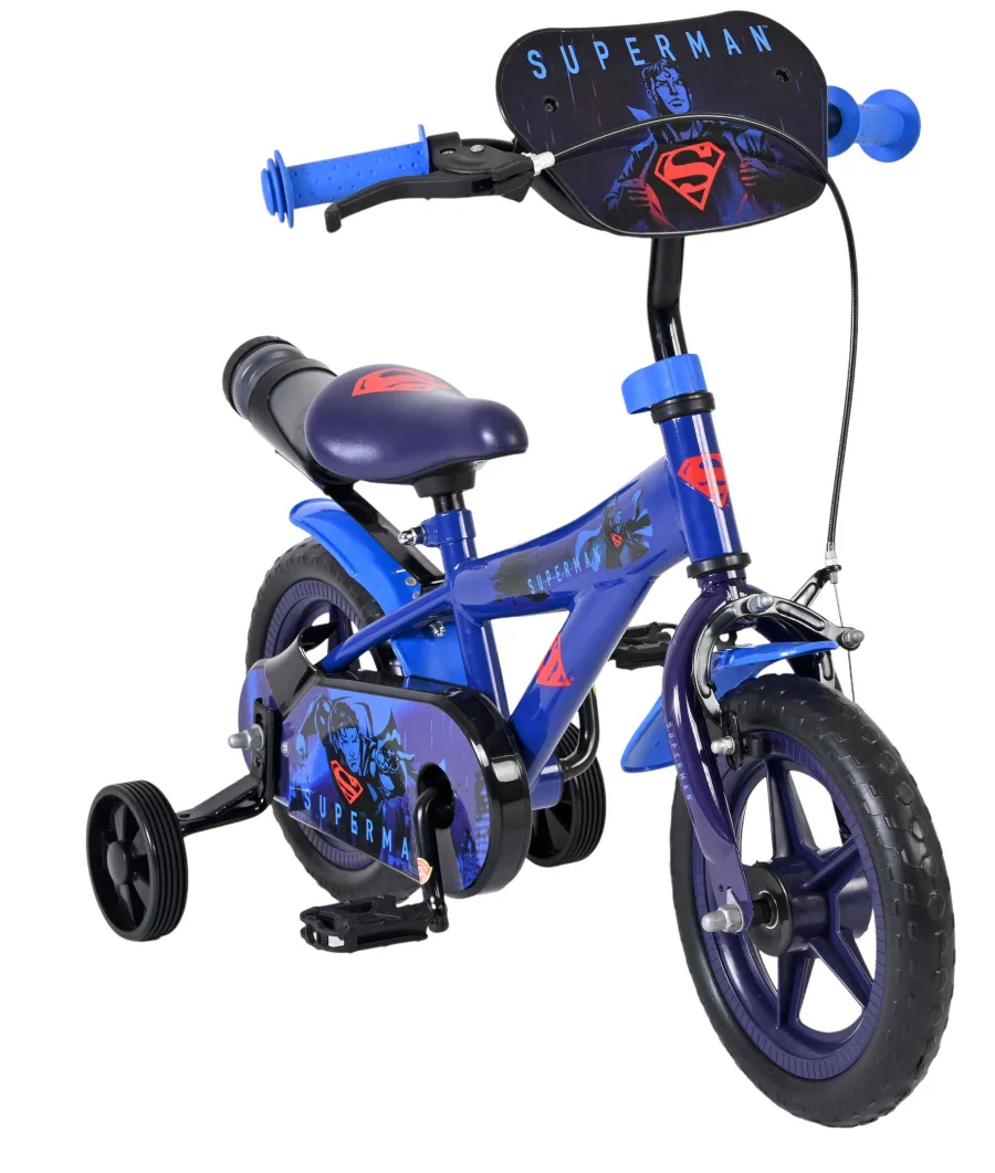 Superman Kinderfiets – Jongens – Mag Wheels – 12 inch – Blauw — foto 6