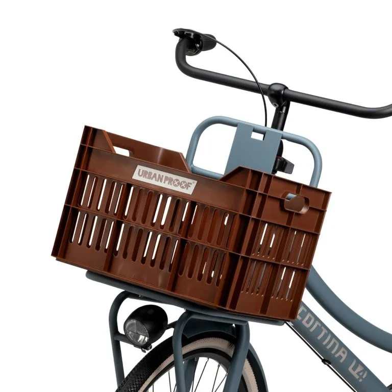 Gerecyclede Fietskrat Urban Proof Click 30 Liter Donker bruin — foto 13