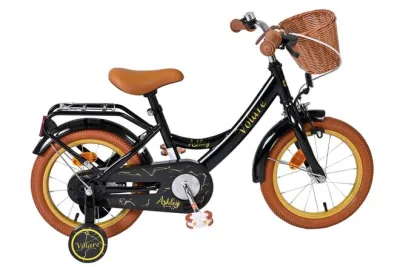 Volare Ashley Kinderfiets – Meisjes – 14 inch – Zwart
