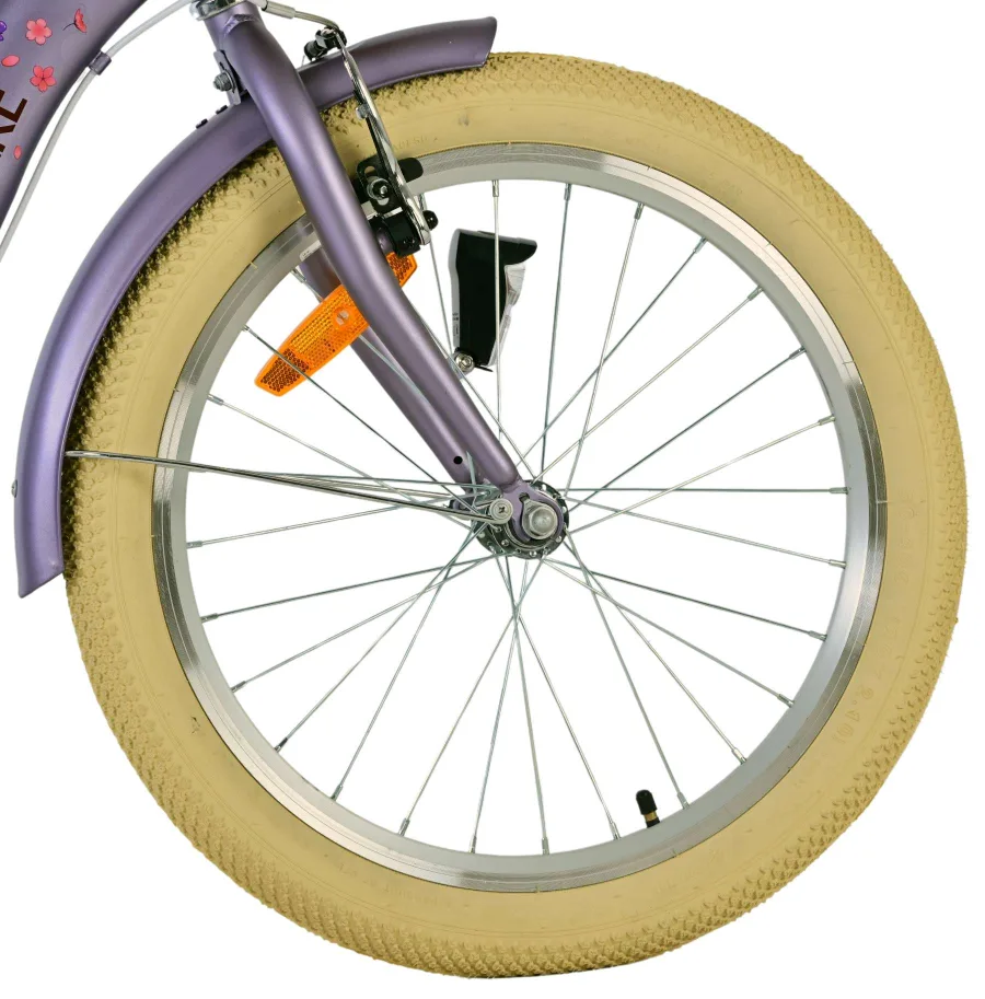 Volare Blossom Kinderfiets – Meisjes – 20 inch – Paars – Twee handremmen — foto 3