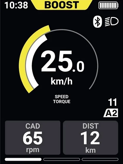 E-bike display / fietscomputer Shimano STEPS SC-E610 zonder houder — foto 2