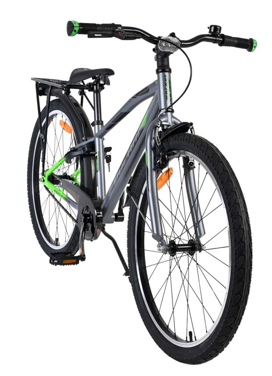 Volare Explorer Kinderfiets – Jongens – 24 inch – Donkergrijs — foto 5