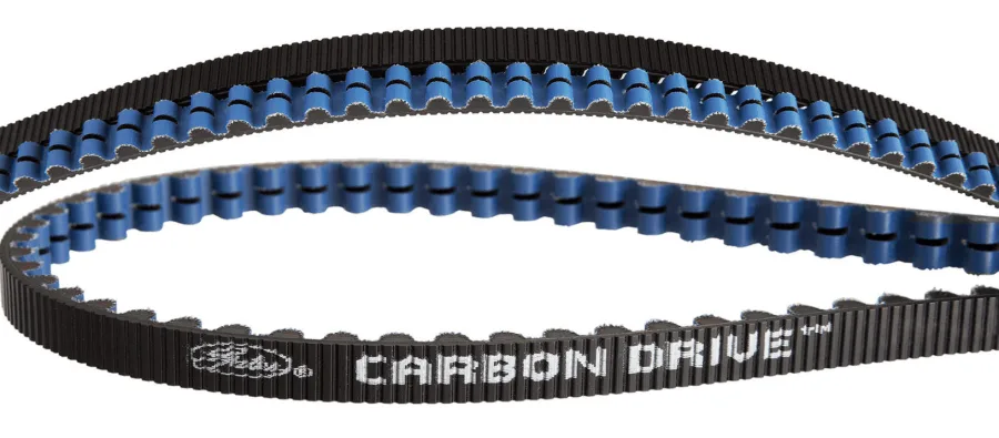 Aandrijfriem Gates CDX Carbon Drive 122T zwart/blauw — foto 5