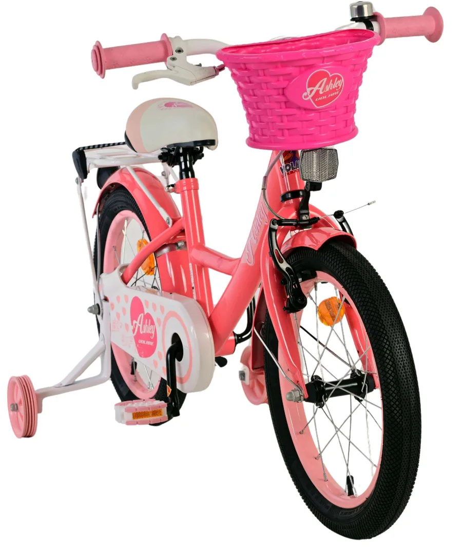 Volare Ashley Kinderfiets – Meisjes – 16 inch – Roze/Rood — foto 8