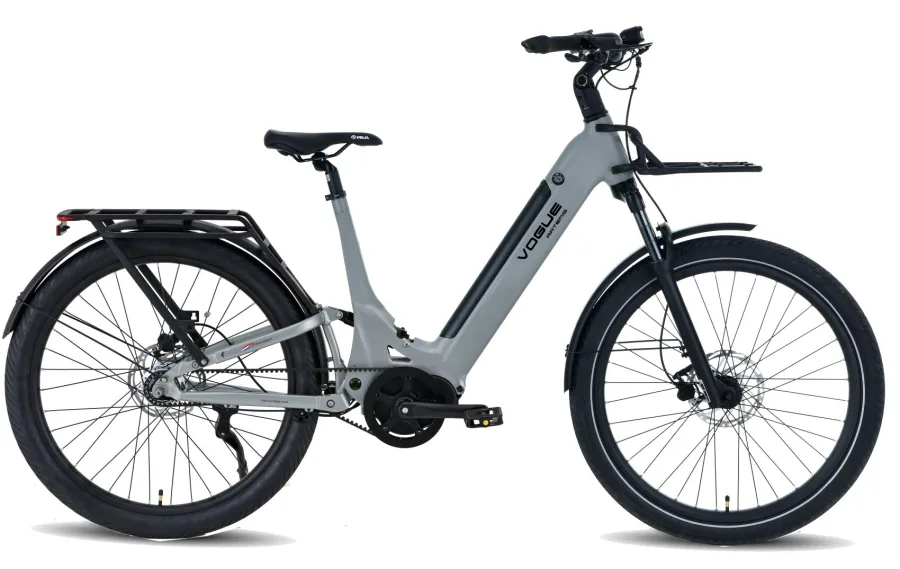 Vogue Artemis E-Bike MATT Grey midden-motor Gates Belt snaar