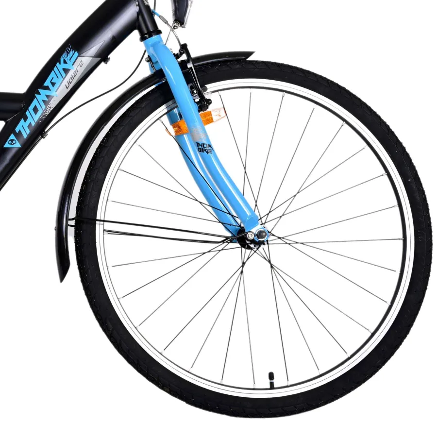 Volare Thombike Kinderfiets – Jongens – 26 inch – Zwart Blauw – 3 versnellingen — foto 8