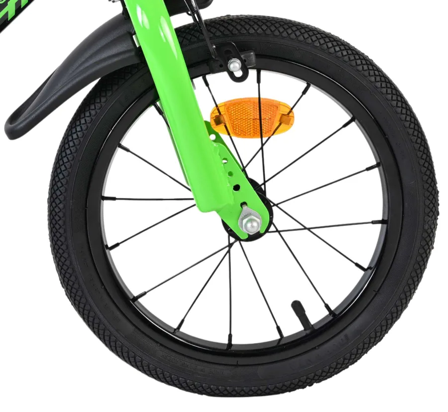 Volare Sportivo Kinderfiets – Jongens – 14 inch – Groen Zwart — foto 3