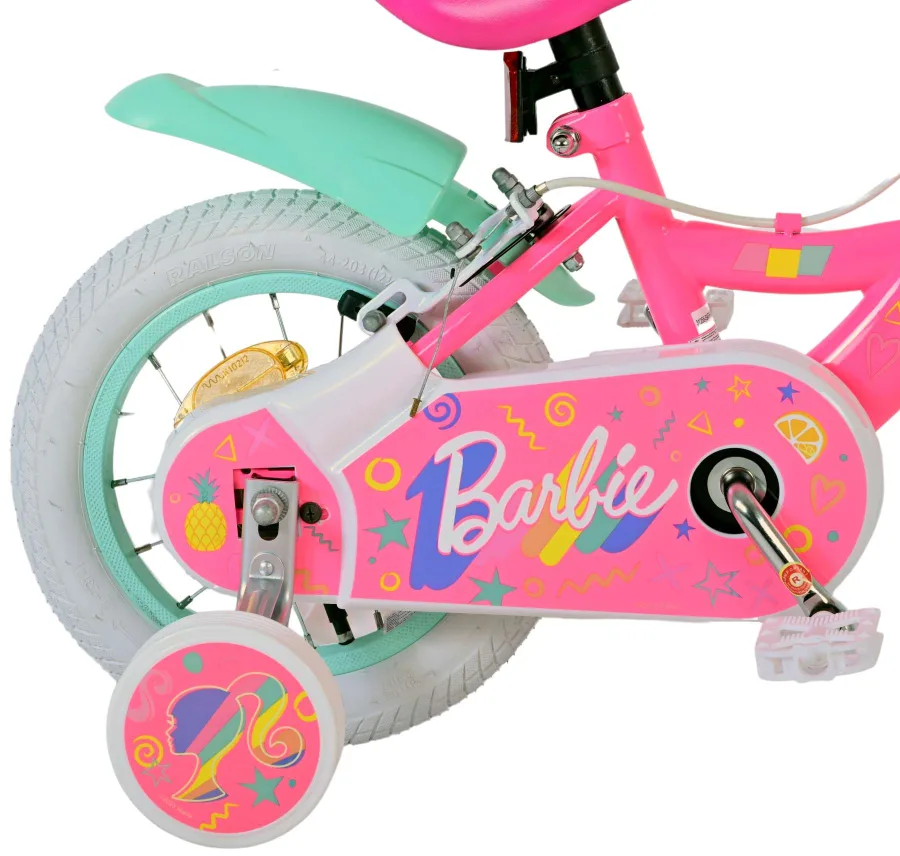 Barbie Kinderfiets – Meisjes – 12 inch – Roze – Twee Handremmen — foto 9