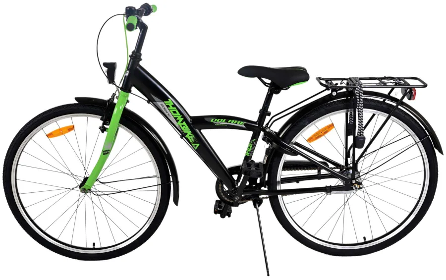 Volare Thombike Kinderfiets – Jongens – 26 inch – Zwart Groen – 3 versnellingen — foto 13