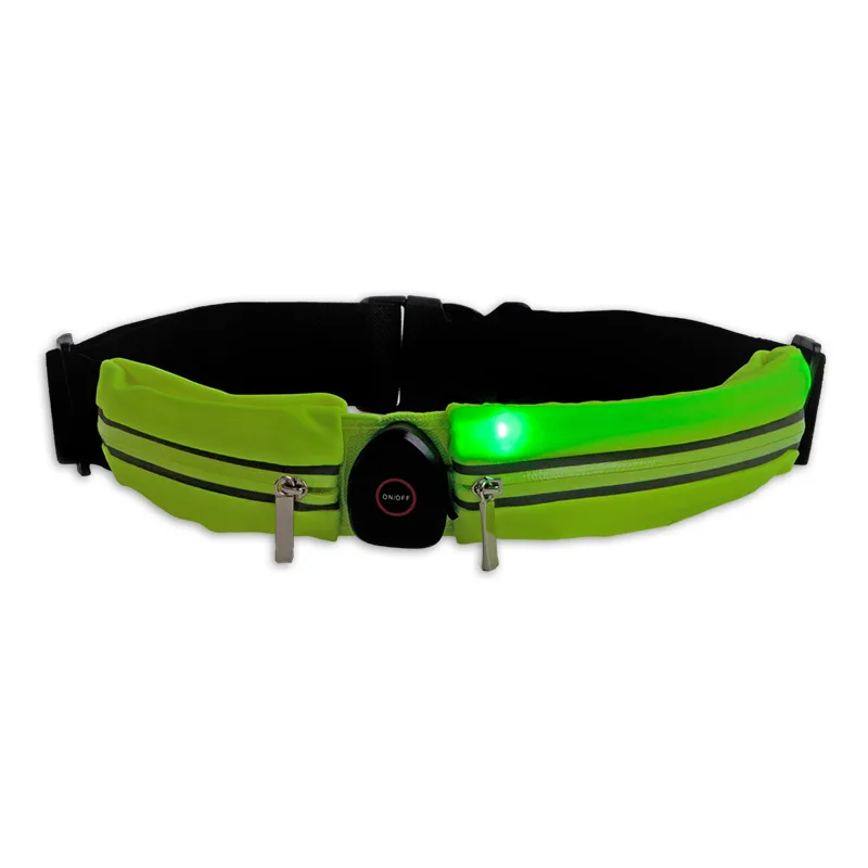 Reflecterende LED heuptas / hardloopriem (dubbel) USB — foto 3