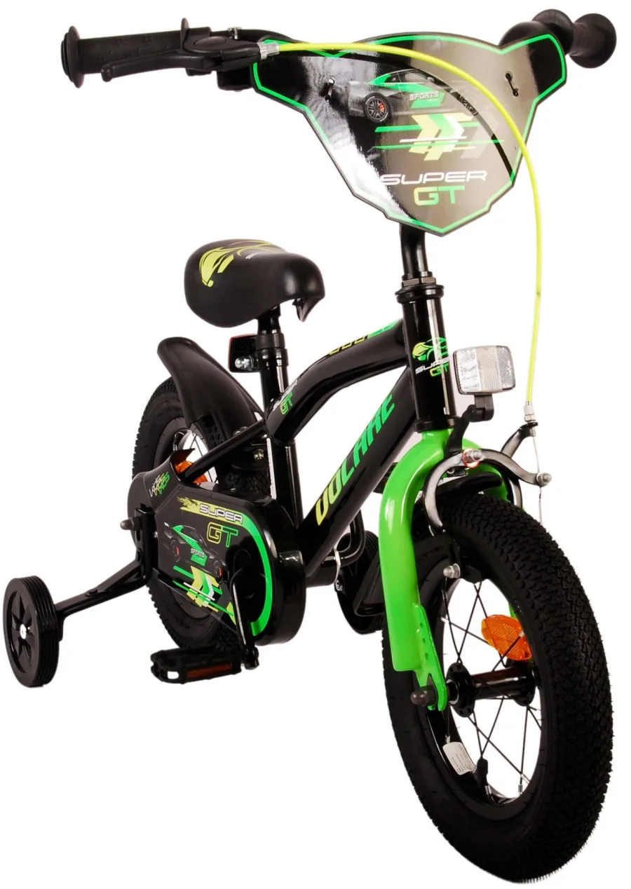 Volare Super GT Kinderfiets – Jongens – 12 inch – Groen — foto 17