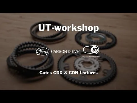 Aandrijfriem Gates CDX Carbon Drive 122T zwart/blauw — foto 10