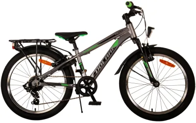 Volare Cross Kinderfiets – Jongens – 20 inch – Grijs – 6 versnellingen