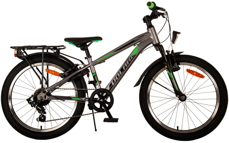 Volare Cross Kinderfiets – Jongens – 20 inch – Grijs – 6 versnellingen