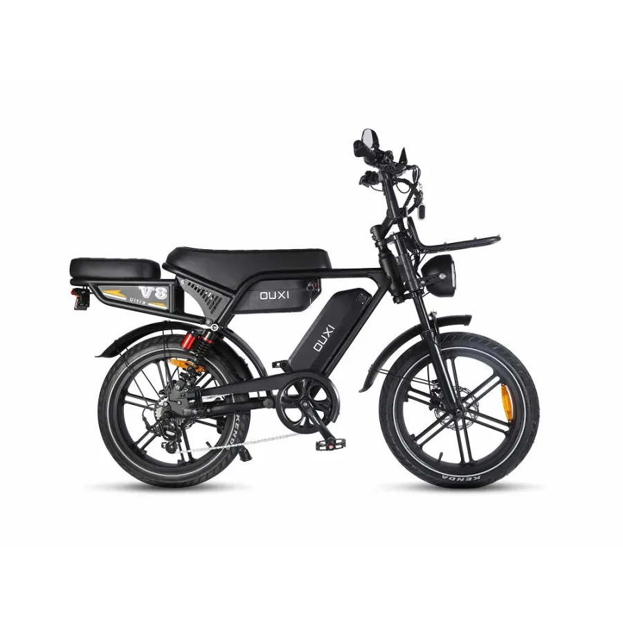 OUXI V8 Ultra Fat-bike Max Zwart dubbele accu — foto 2