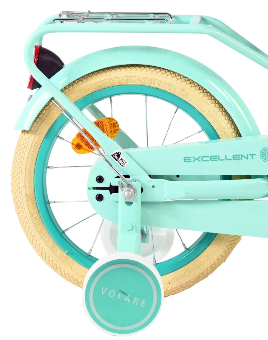 Volare Excellent Kinderfiets – Meisjes – 14 inch – Groen — foto 2