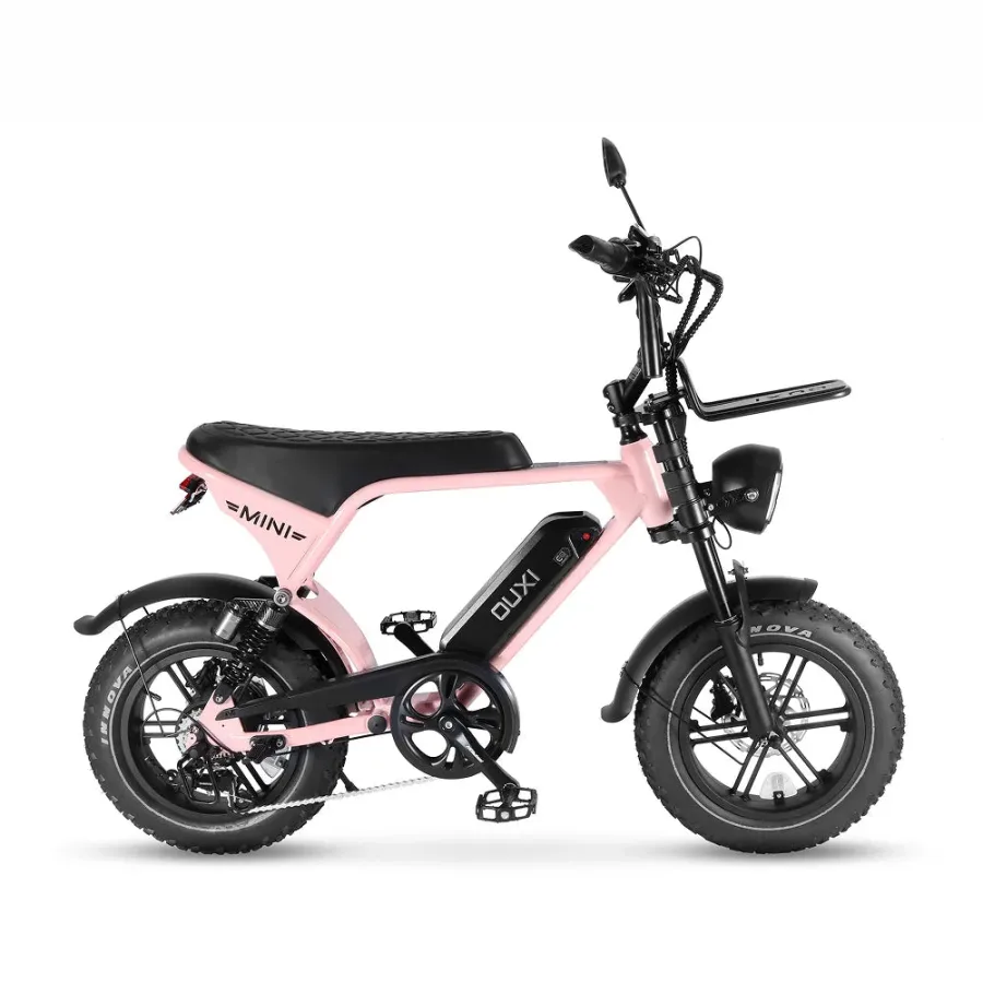 OUXI V8 Ultra Mini Fat-bike Roze — foto 2