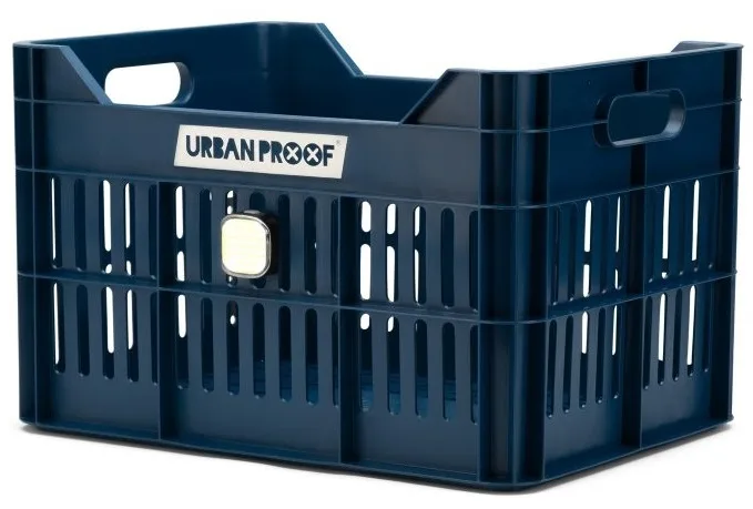Gerecyclede Fietskrat Urban Proof Click 30 Liter donker blauw — foto 10
