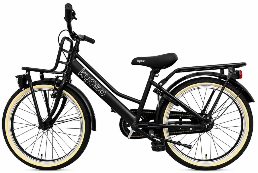 Kinderfiets Kyoso Blossom Classic 20 inch remnaaf mat zwart — foto 5