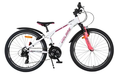 Volare XC Race Children's bike – 24 inch – 21 speed – White Pink