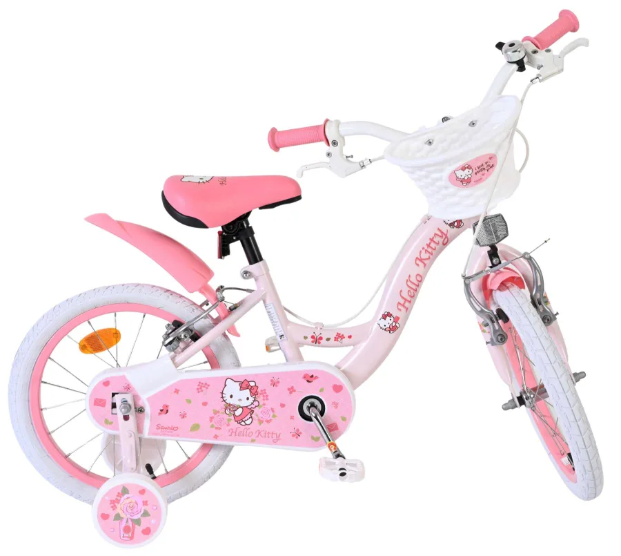 Hello Kitty Kinderfiets – Meisjes – 16 inch – Roze – Twee Handremmen — foto 10