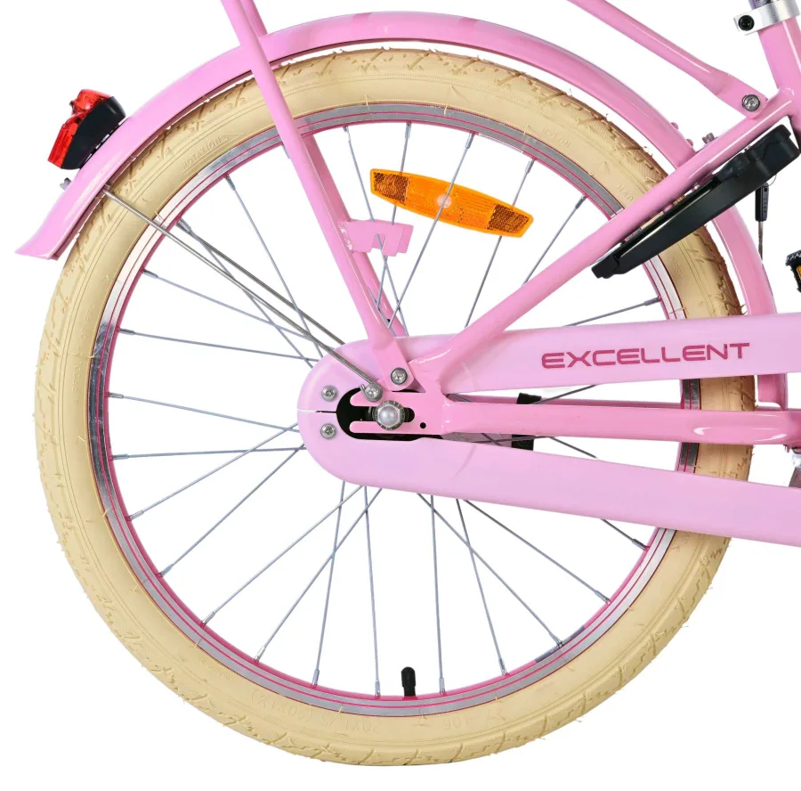 Volare Excellent Kinderfiets – Meisjes – 20 inch – Roze – 3 versnellingen — foto 2