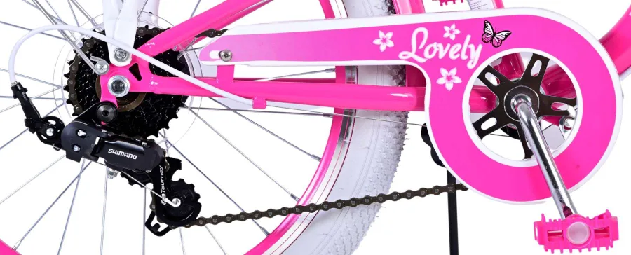 Volare Lovely Kinderfiets – Meisjes – 20 inch – Roze – 7 versnellingen — foto 15