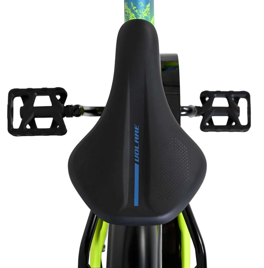 Volare Thombike Kinderfiets – Jongens – 14 inch – Blauw/Geel — foto 6