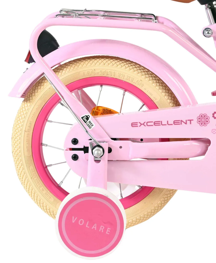 Volare Excellent Kinderfiets – Meisjes – 12 inch – Roze — foto 2